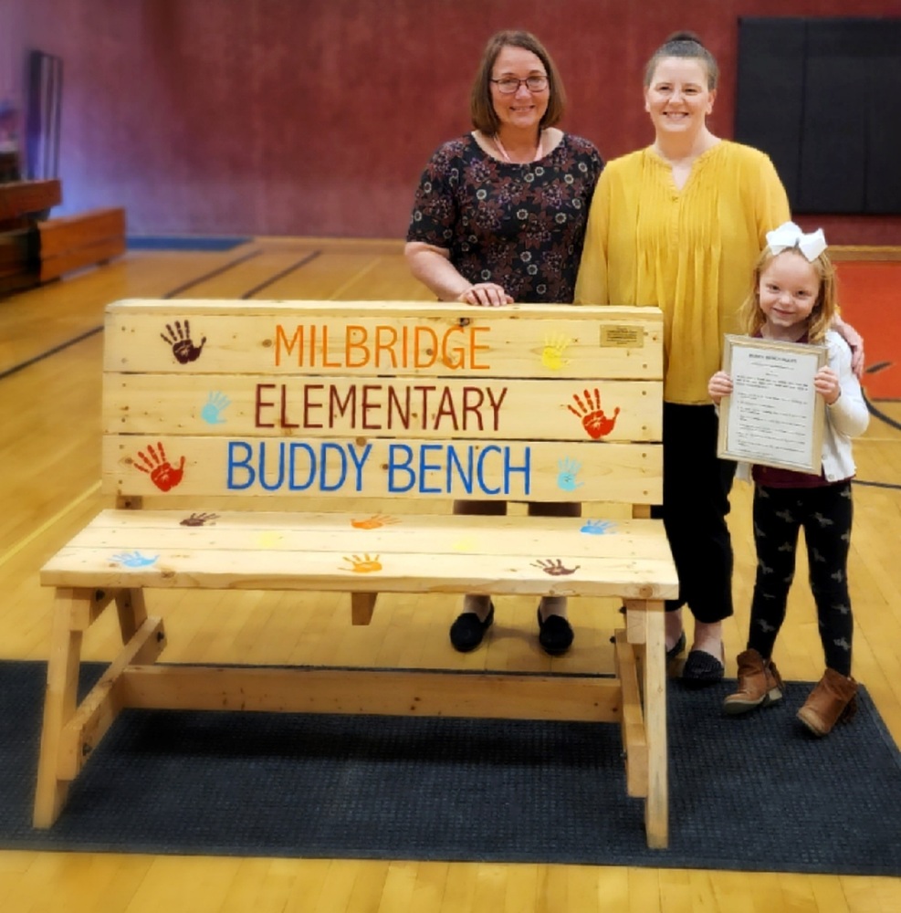 Milbridge Elementary Buddy Bench 