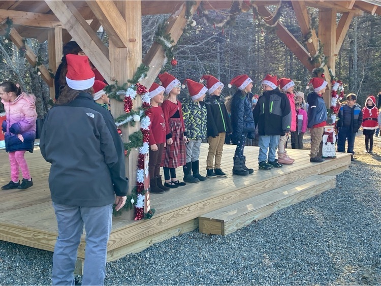 Grade 1 singing Santa Claus is Coming to Town!