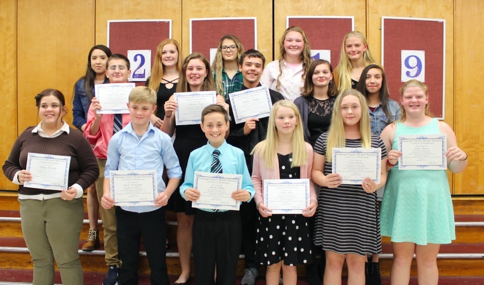 National Honor Society and National Junior Honor Society 2019 Induction