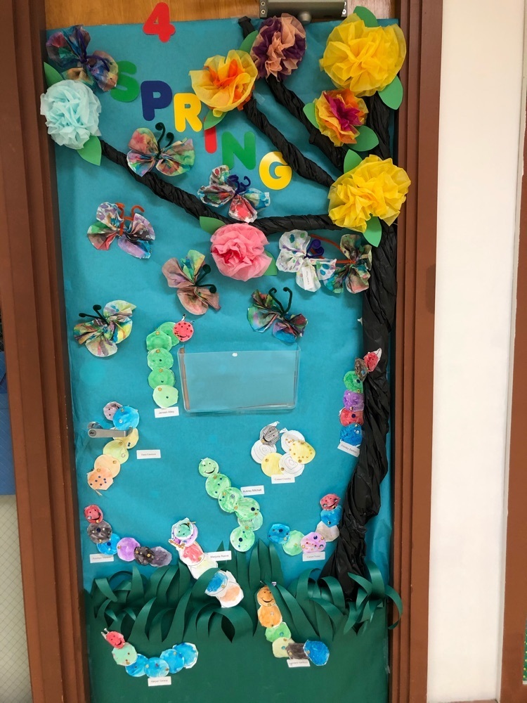 Spring Door Decorating Contest Winners Announced! D.W. Merritt Elementary