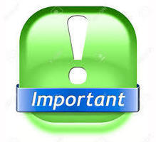 Several Important Accouncements