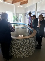 Visit to the Downeast Institute by 9-10 grade group