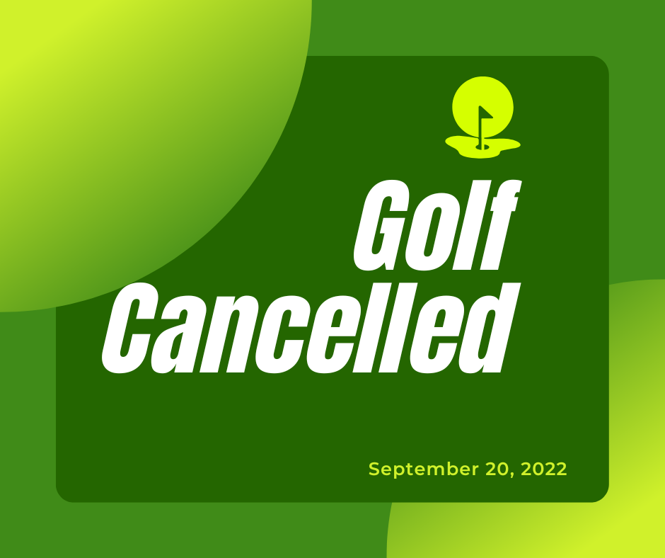 Golf Cancelled