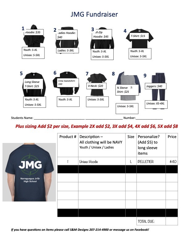 JMG Order Form